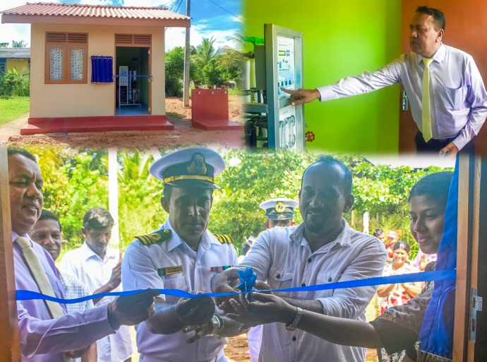 Navy's community focus brings safe drinking water to Anuradhapura